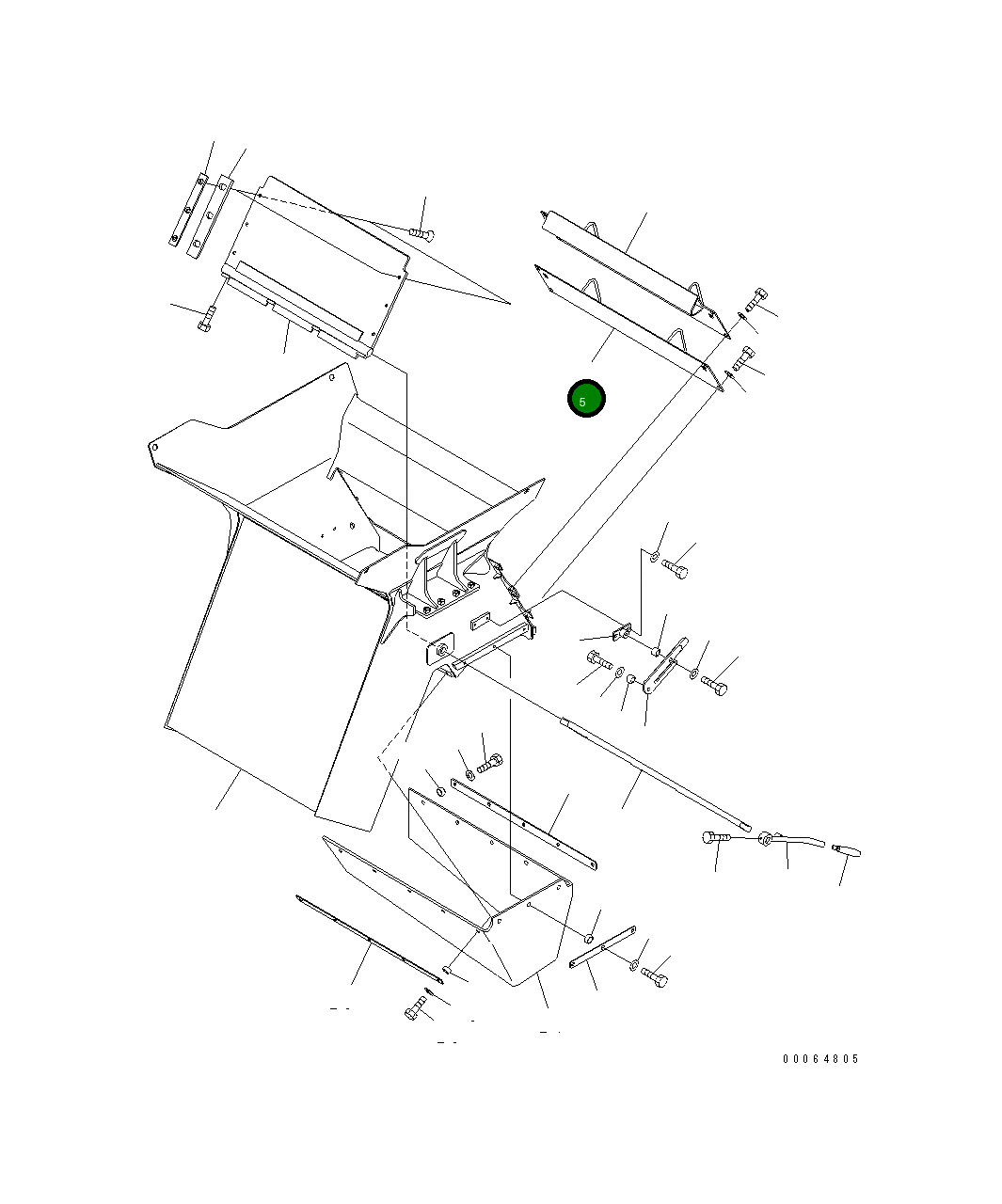 Крышка 8234-70-4270 Komatsu