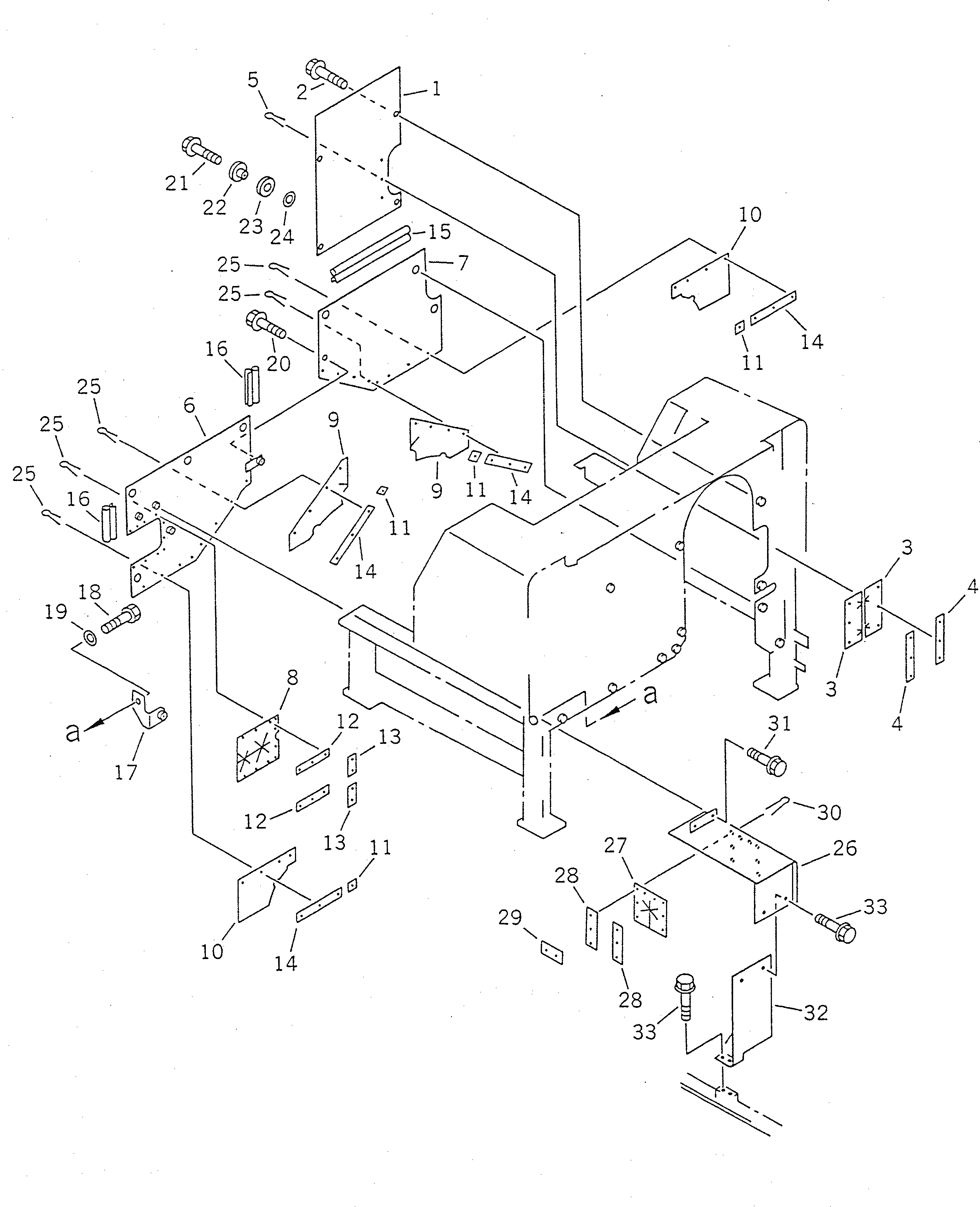 Крышка 41L-54-11570  Komatsu