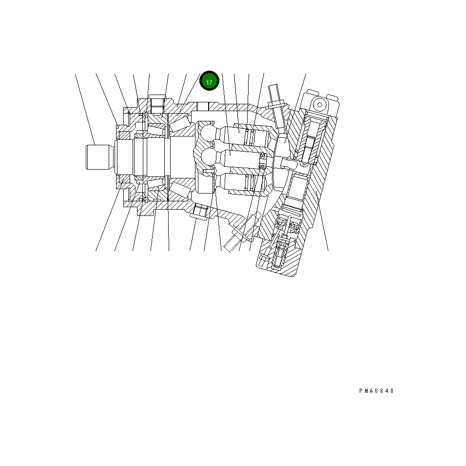 Подшипник 20E-60-K1630 Komatsu
