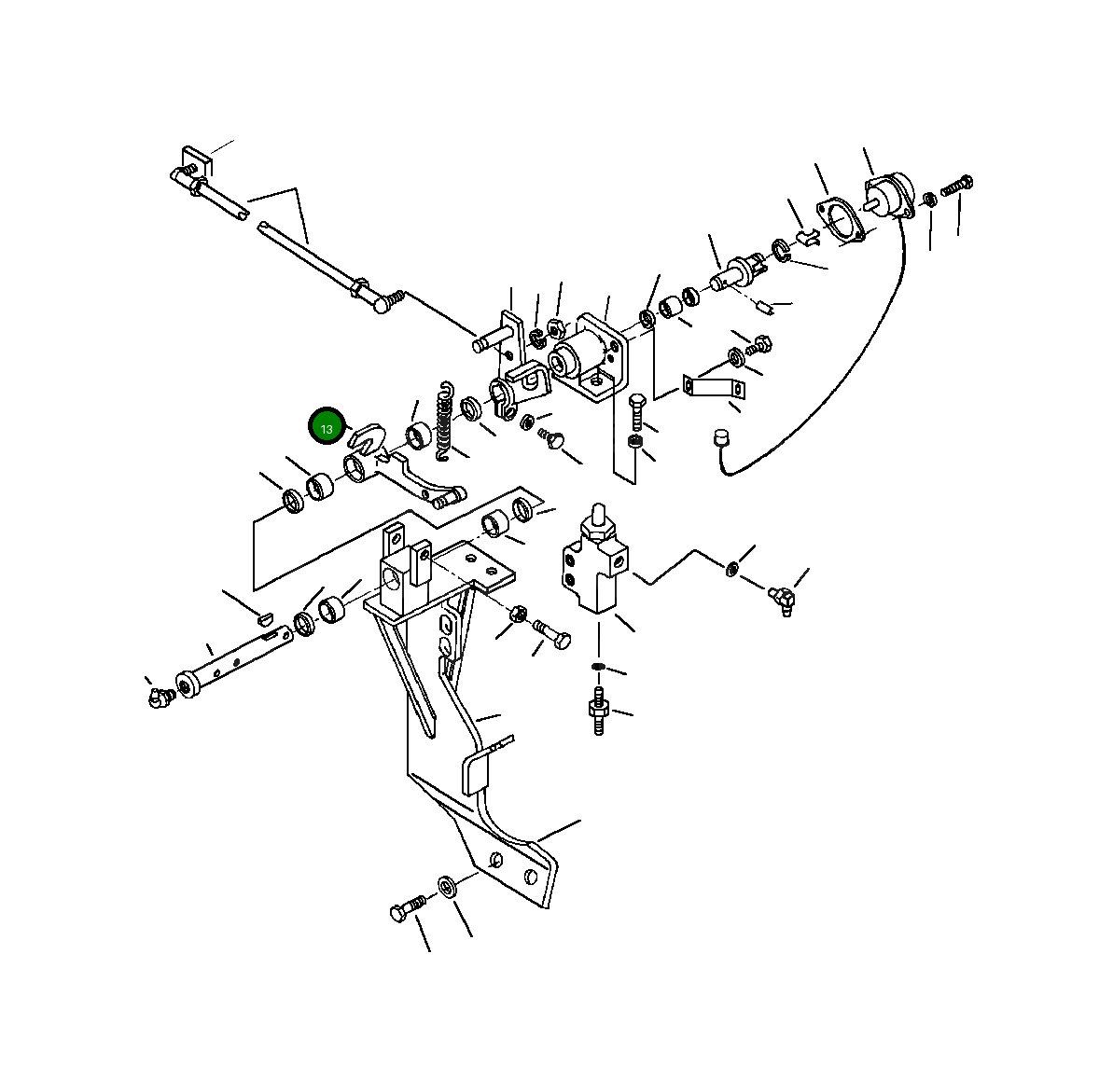 Рычаг 209-43-51930 Komatsu