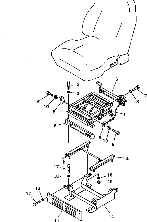 Крышка 20Y-57-11470 Komatsu