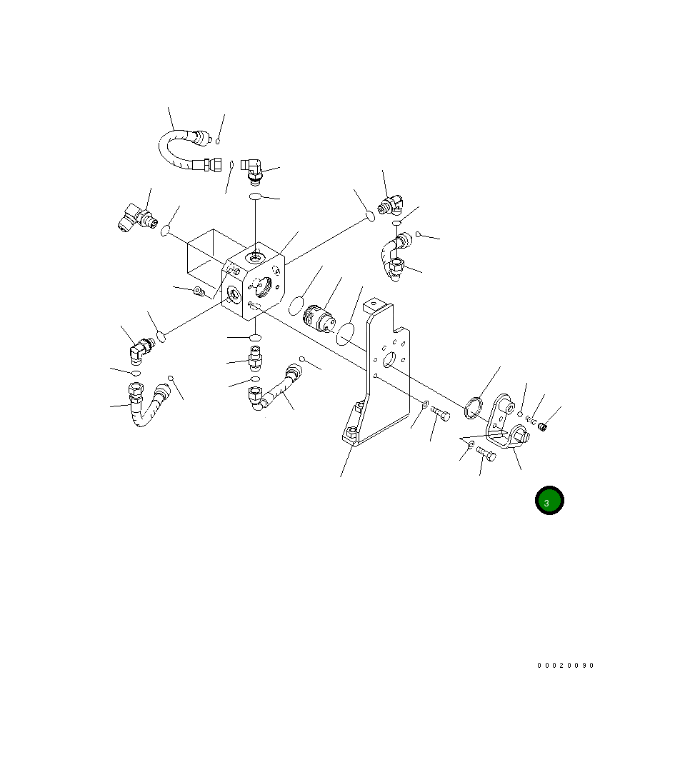 Рычаг 22F-62-13431YF Komatsu