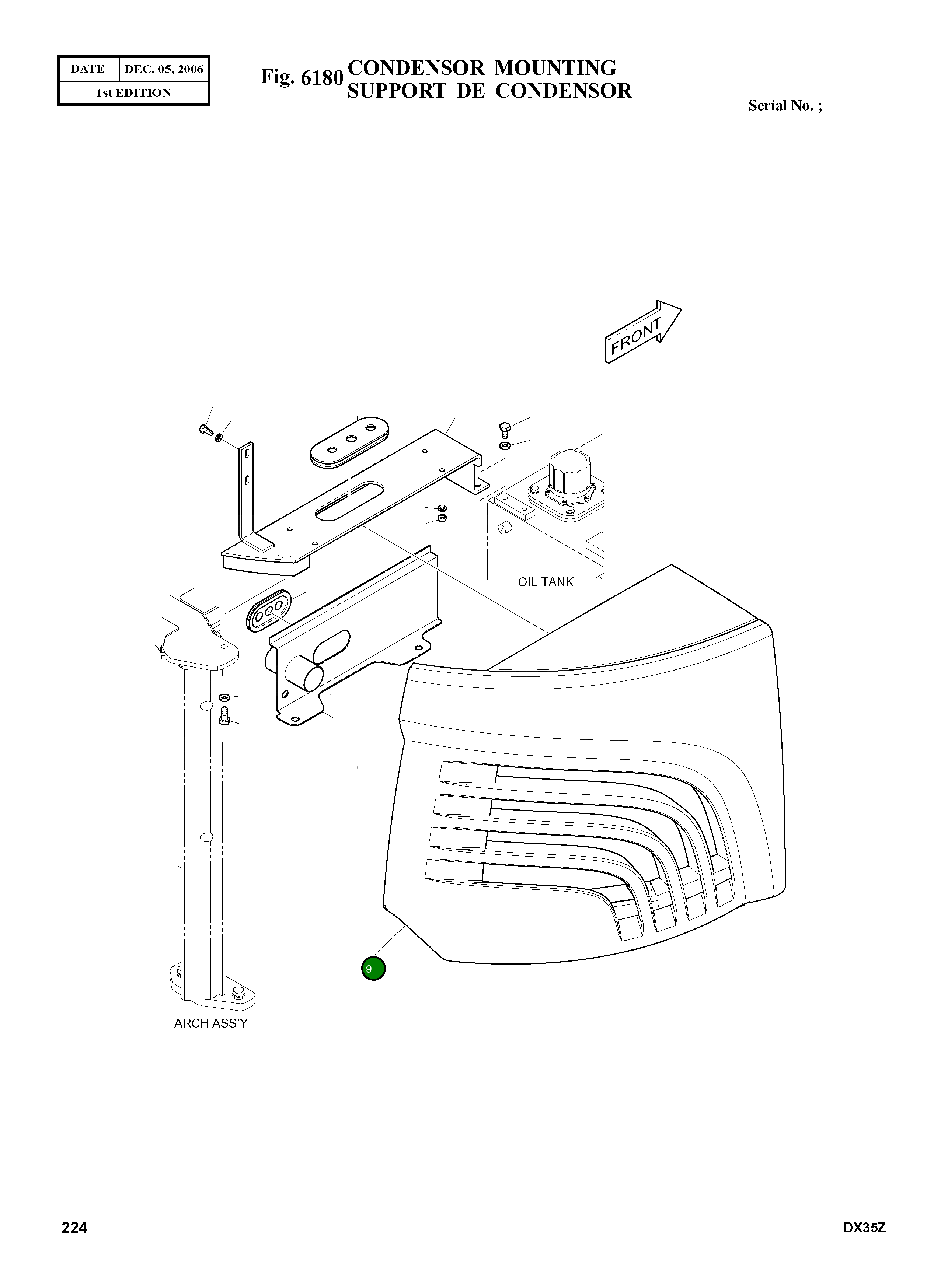 Крышка K1013805B Komatsu