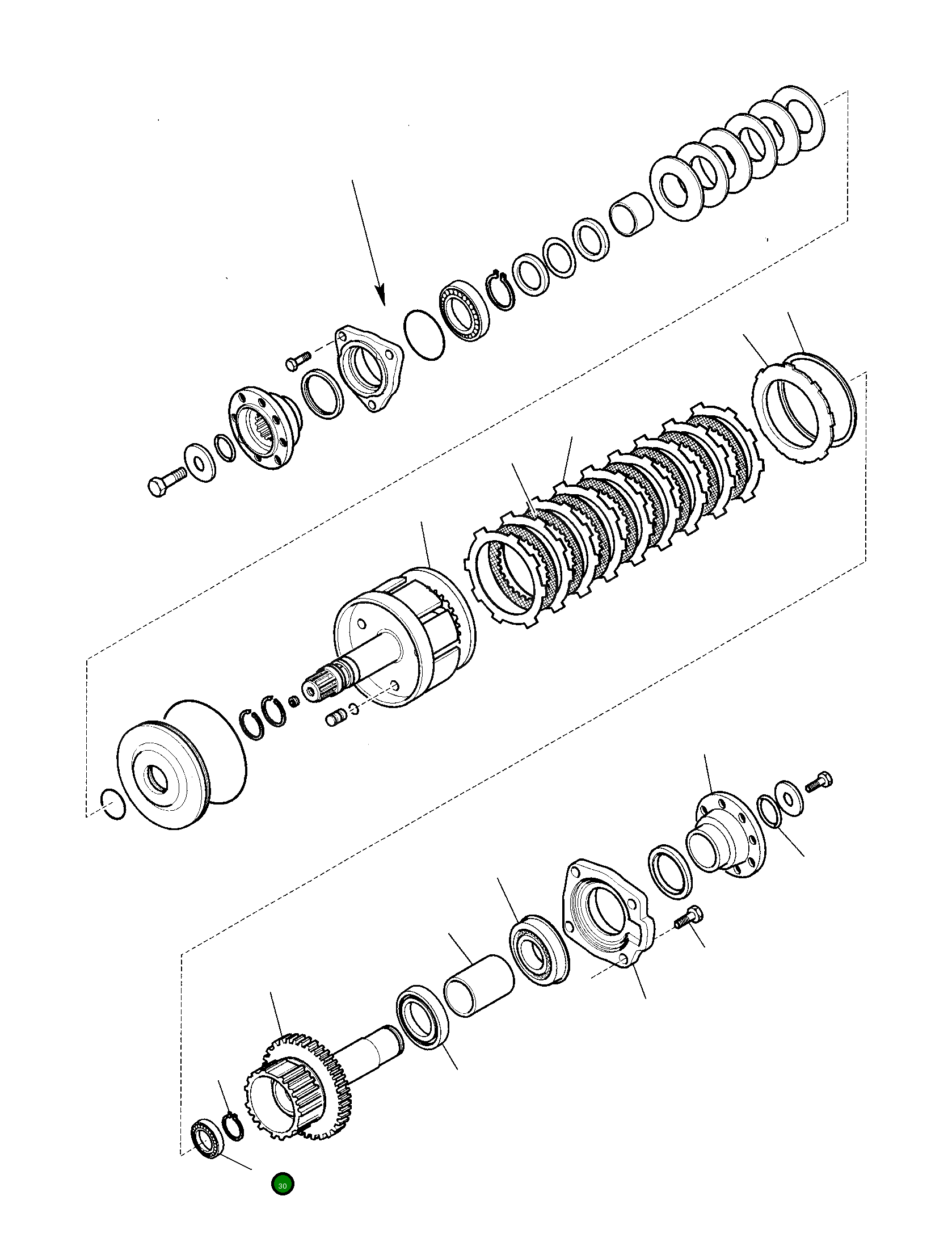Подшипник CA0025818 Komatsu