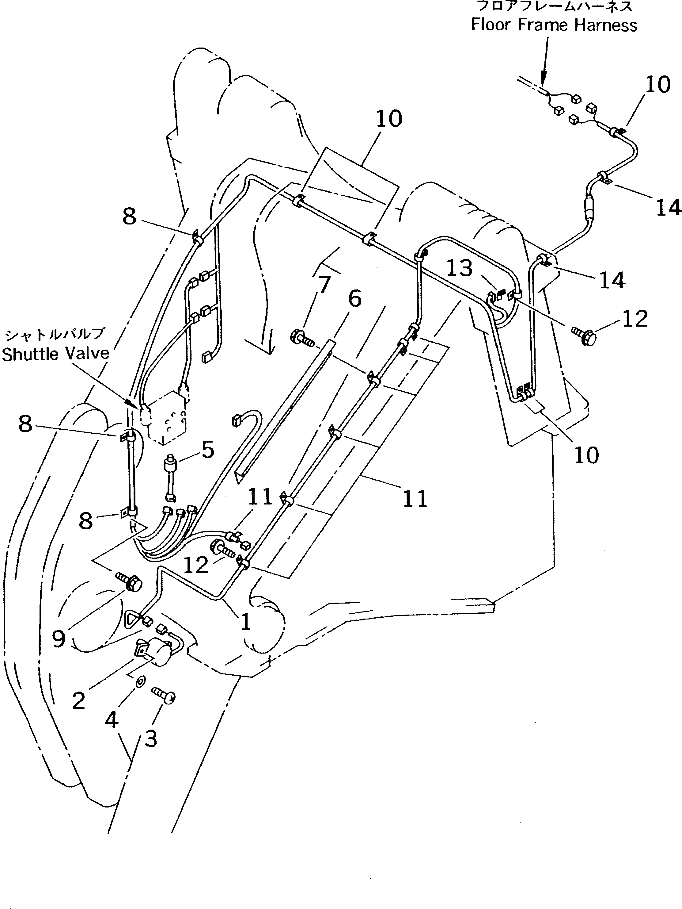 Крышка 423-S30-2330  Komatsu