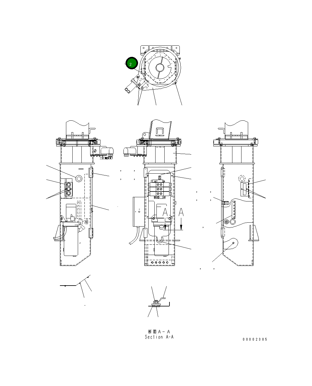 Крышка MH358-3220900 Komatsu