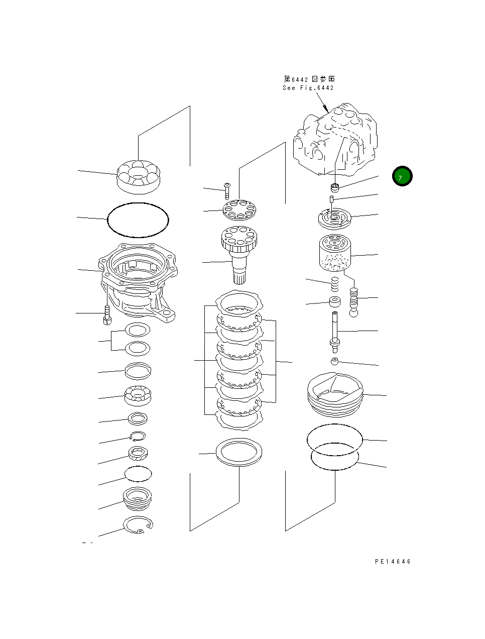 Подшипник 706-75-40010 Komatsu