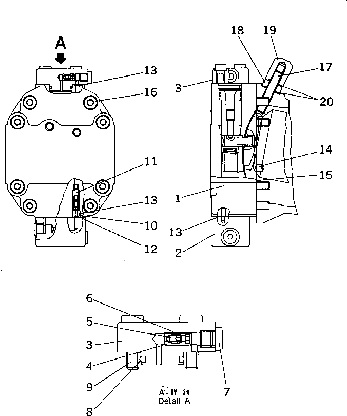 Крышка UC1704213987 Komatsu