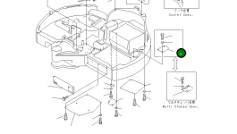 Крышка YM172187-61350 Komatsu