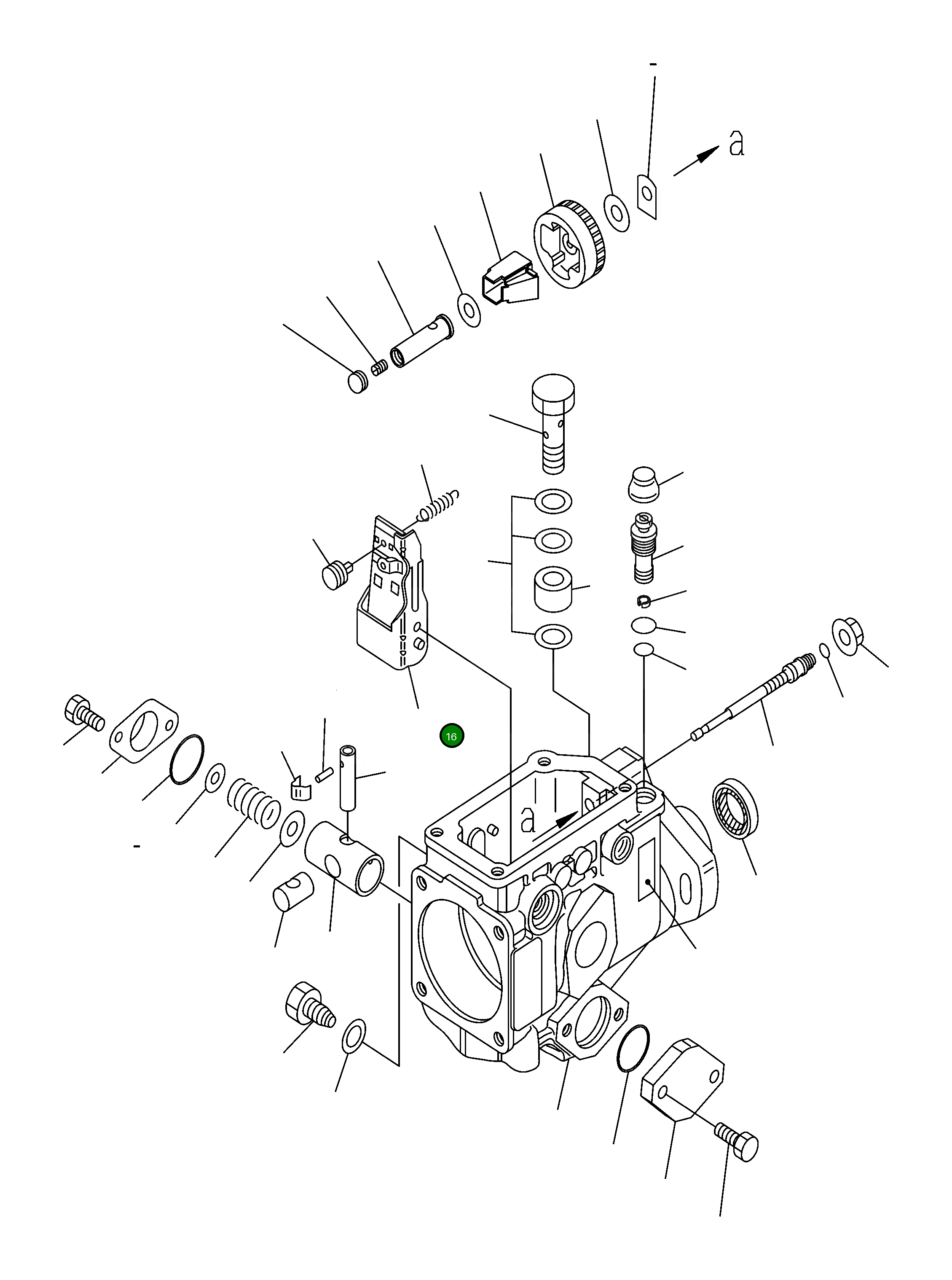 Рычаг DK146871-8820 Komatsu