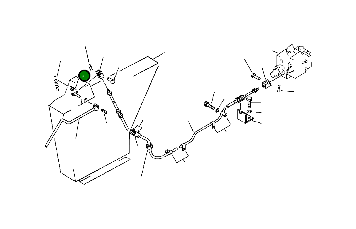 Рычаг 209-43-51220 Komatsu