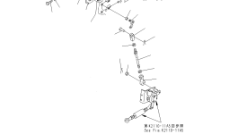 Рычаг 195-43-45351 Komatsu