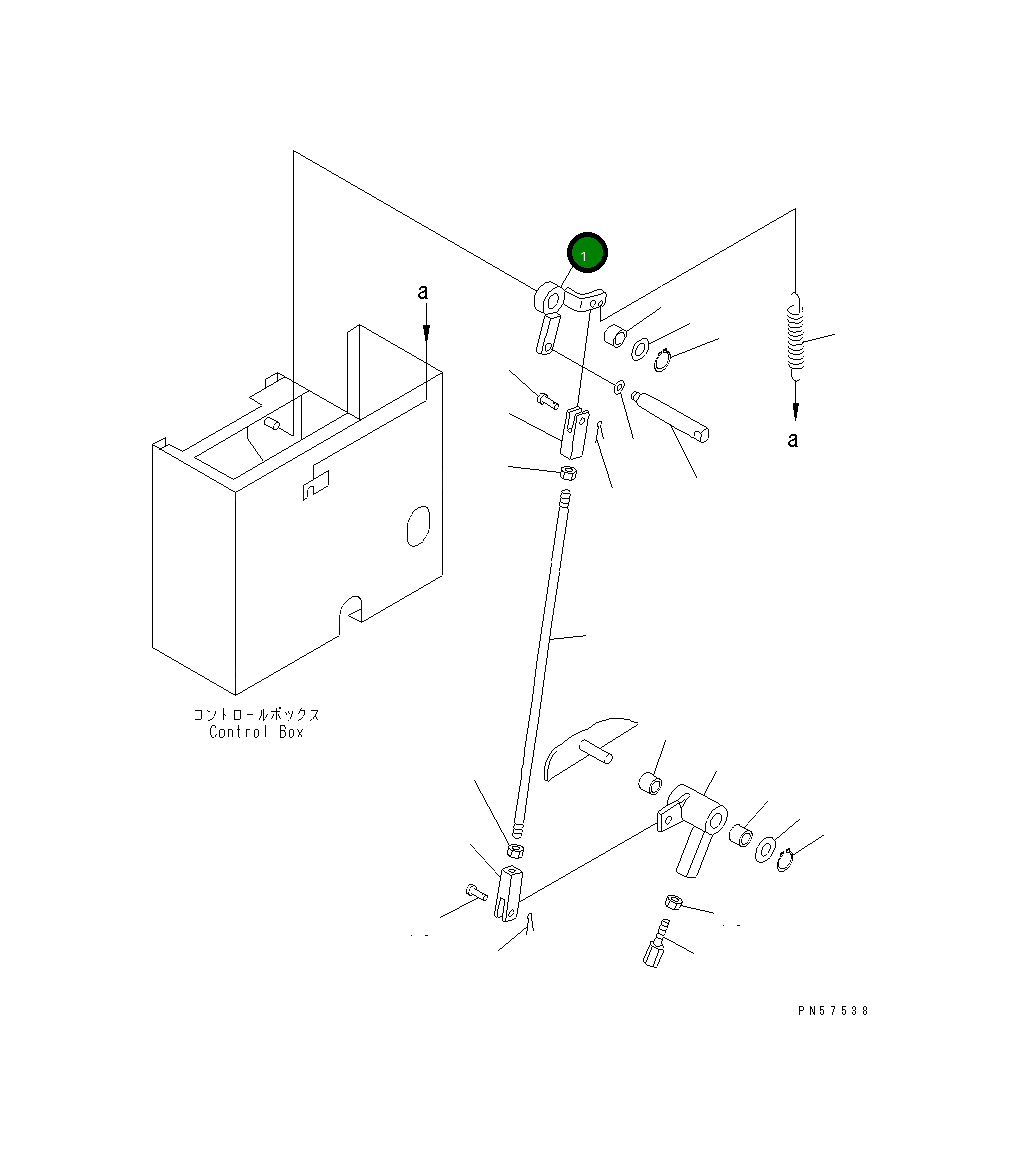 Рычаг 23E-45-11140 Komatsu