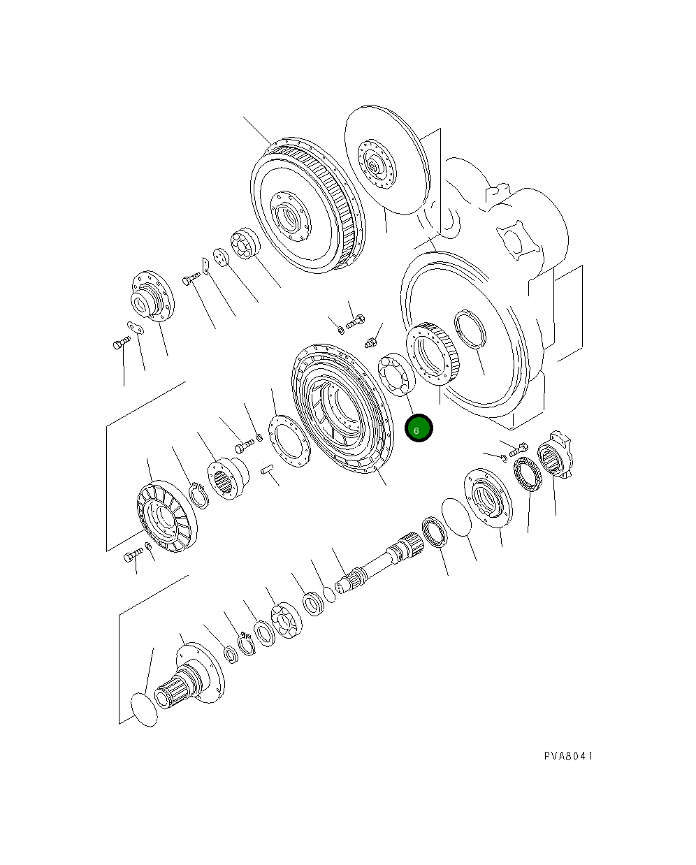 Подшипник 145-13-31161 Komatsu