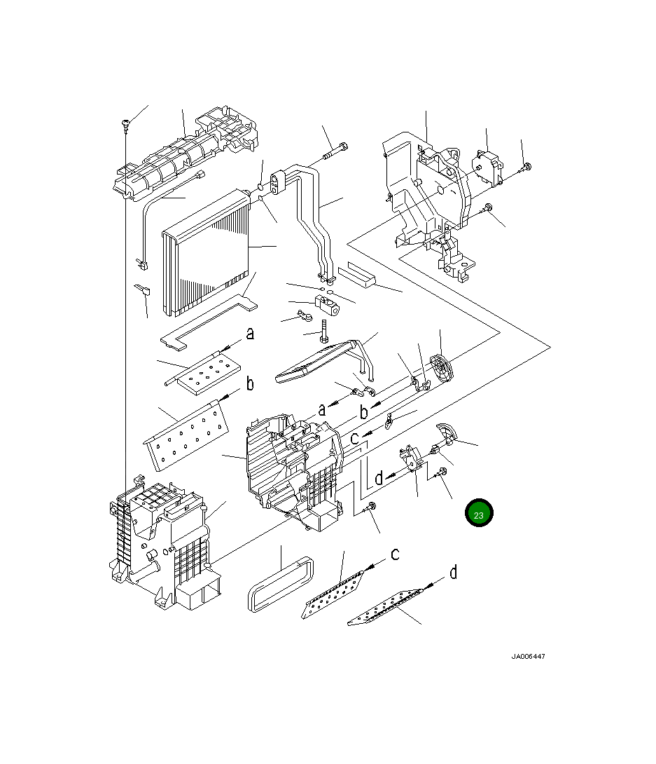 Рычаг ND116782-6700 Komatsu