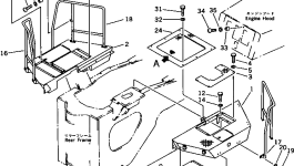 Крышка 428-54-12580 Komatsu
