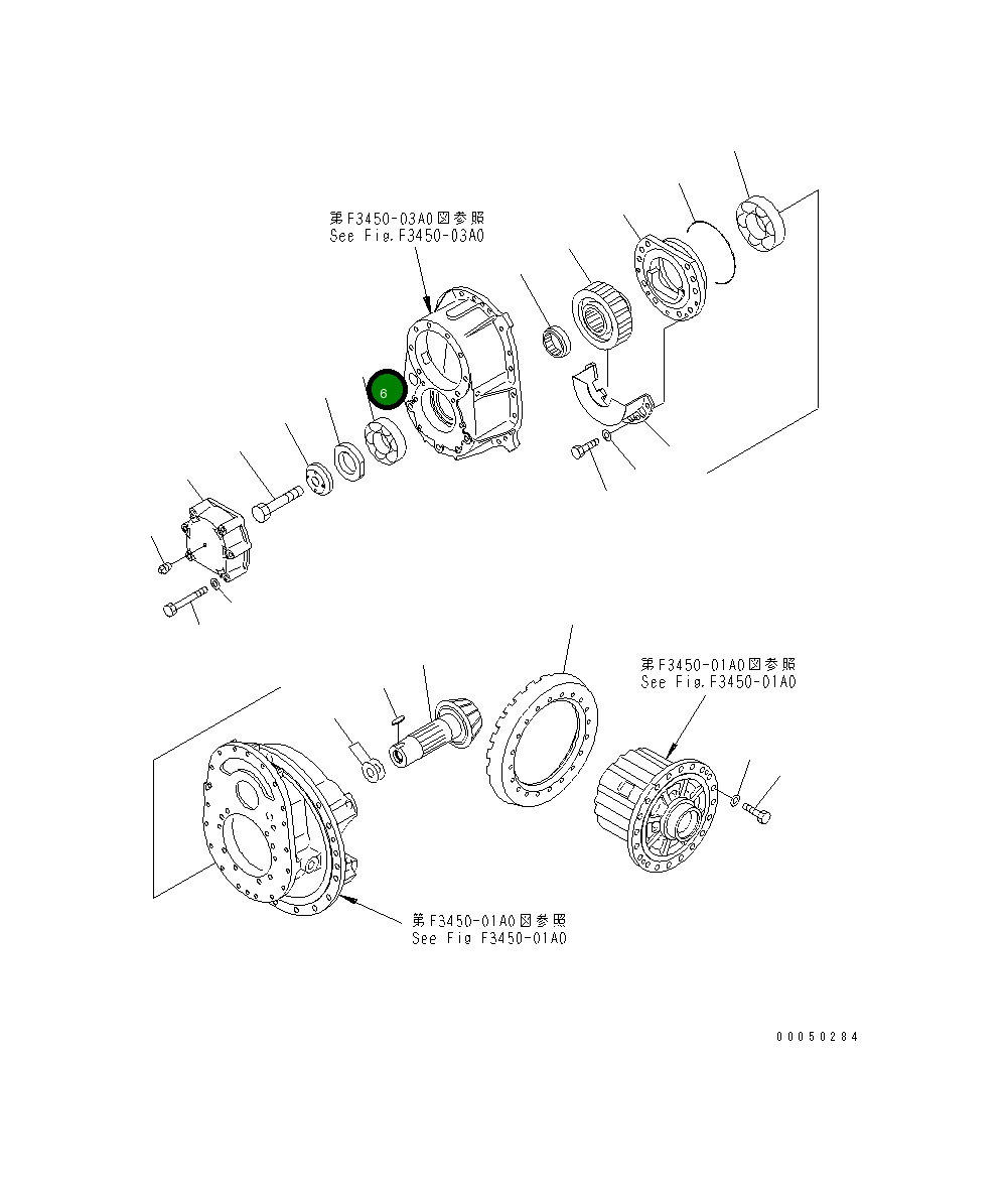 Подшипник 56D-23-16460  Komatsu