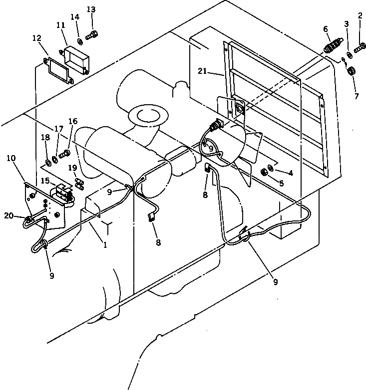 Крышка 418-Z91-1230 Komatsu