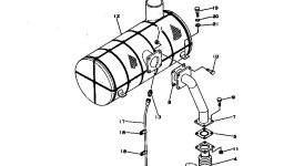 Выхлопной сильфон 6992-11-5510 Komatsu