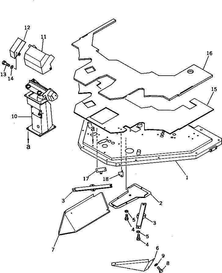 Крышка 418-944-1831 Komatsu