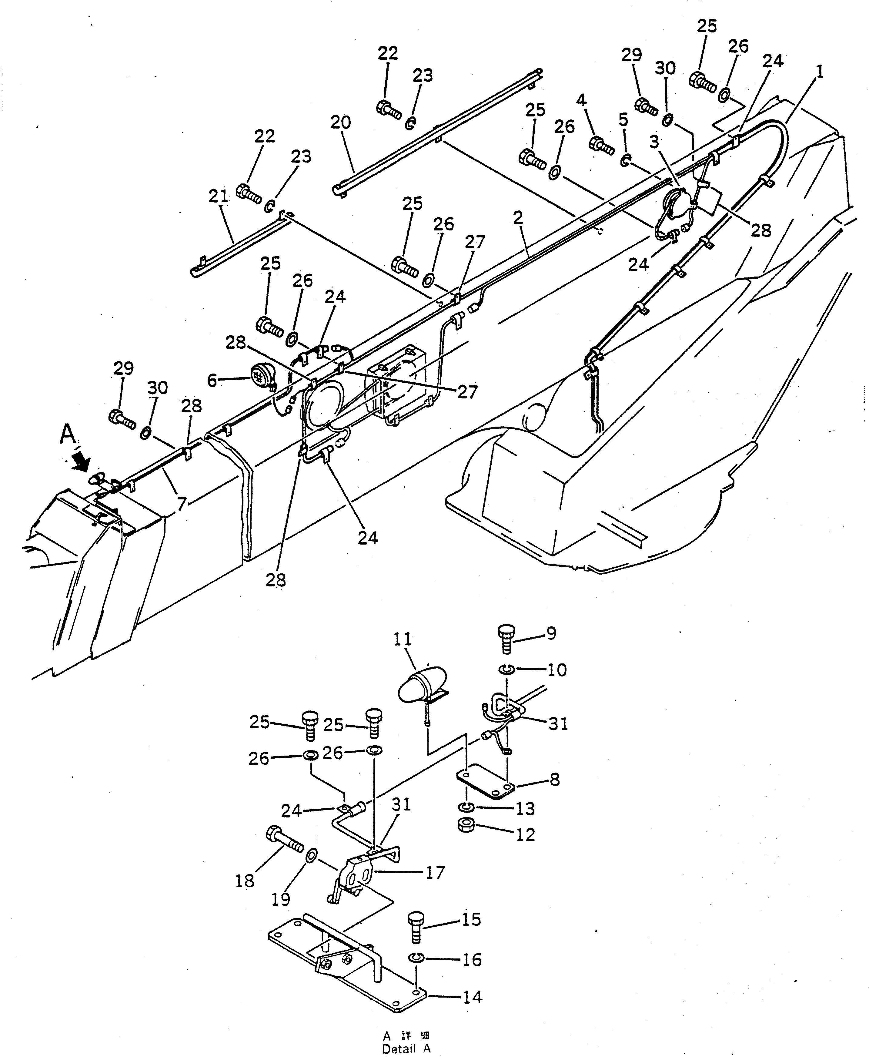 Крышка 22X-07-11170 Komatsu