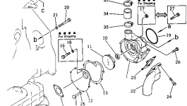 Крышка 6151-61-1150  Komatsu