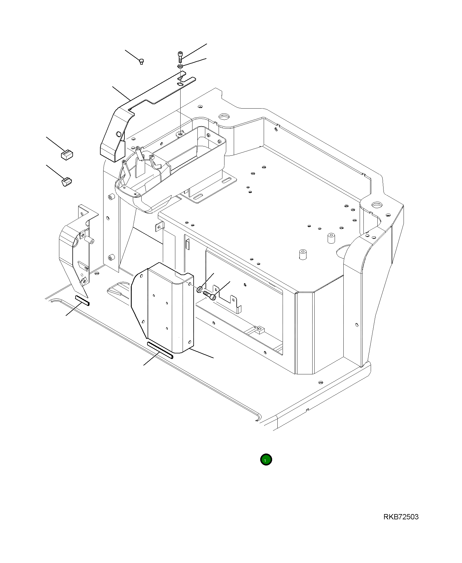 Крышка 2A1-43-11260 Komatsu