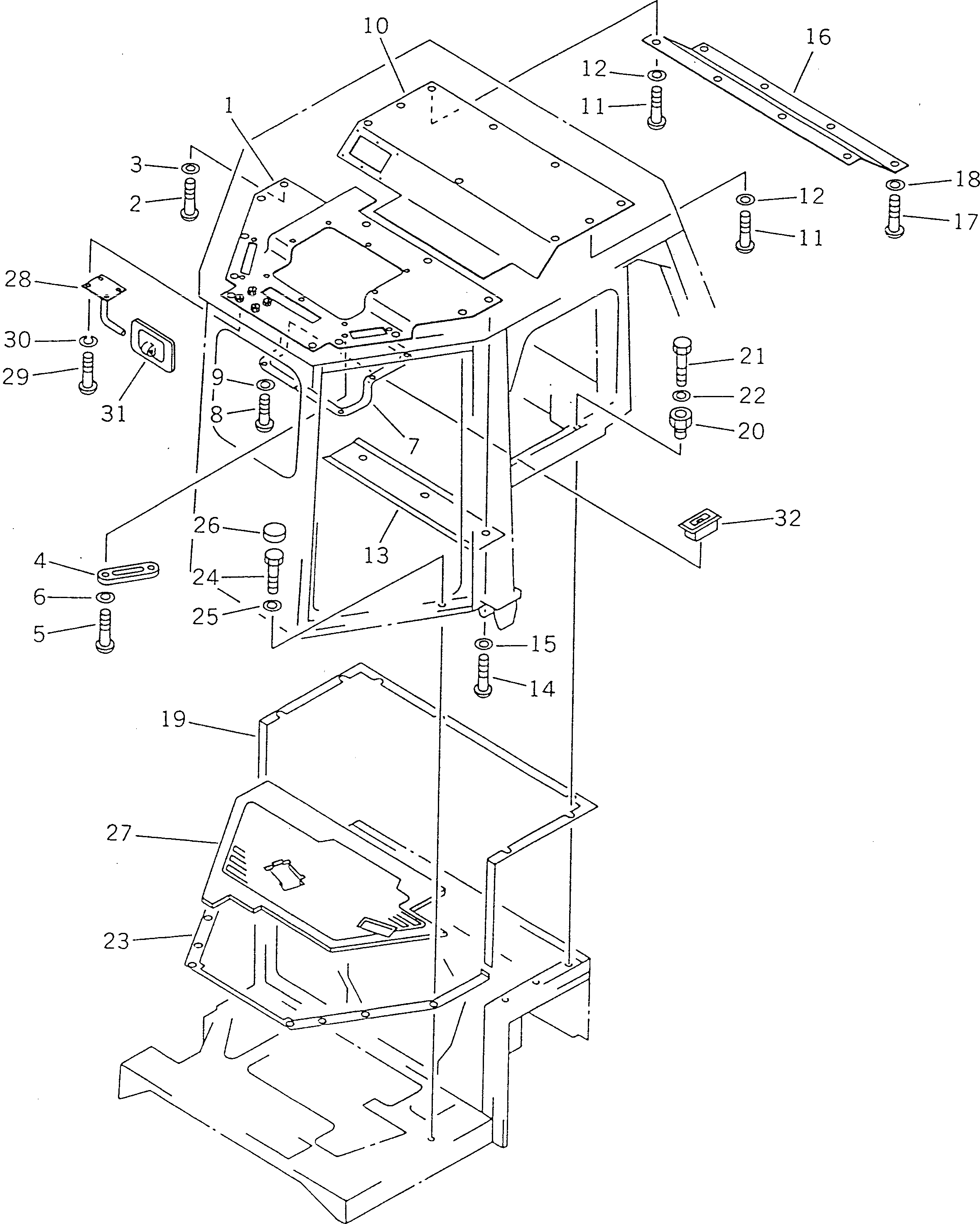 Крышка 195-Z79-2120 Komatsu