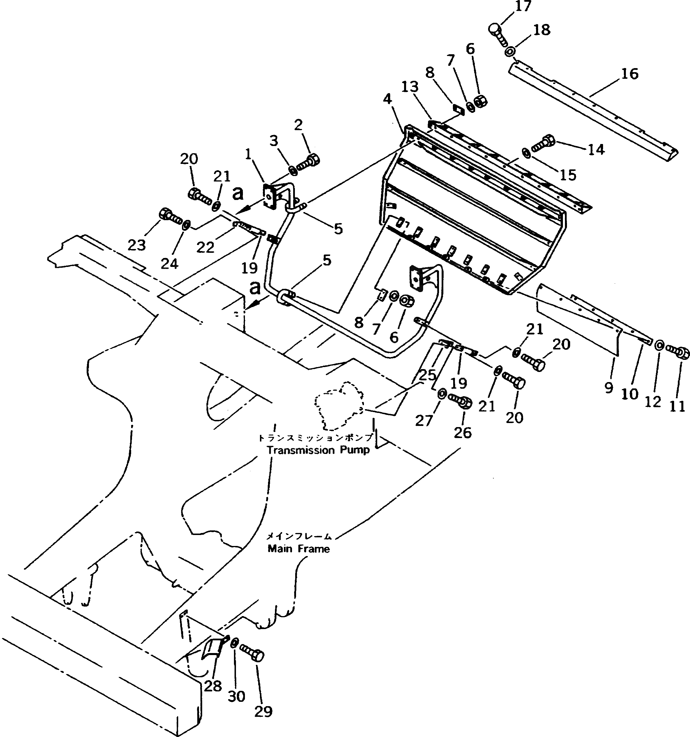 Крышка 561-89-62950 Komatsu