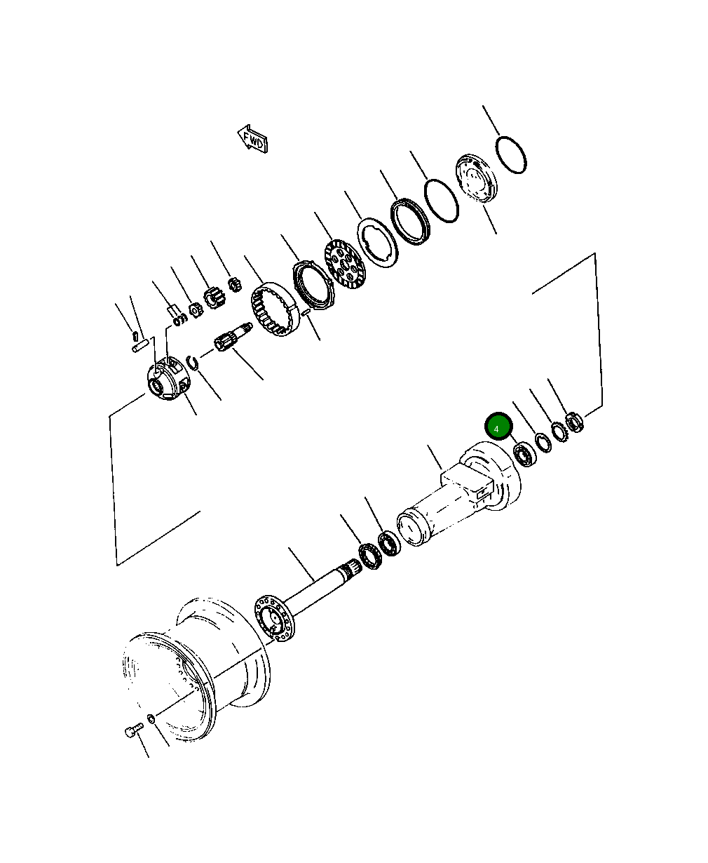 Подшипник 419-22-12840  Komatsu