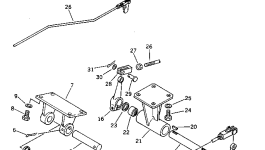 Кронштейн 411-43-11250 Komatsu