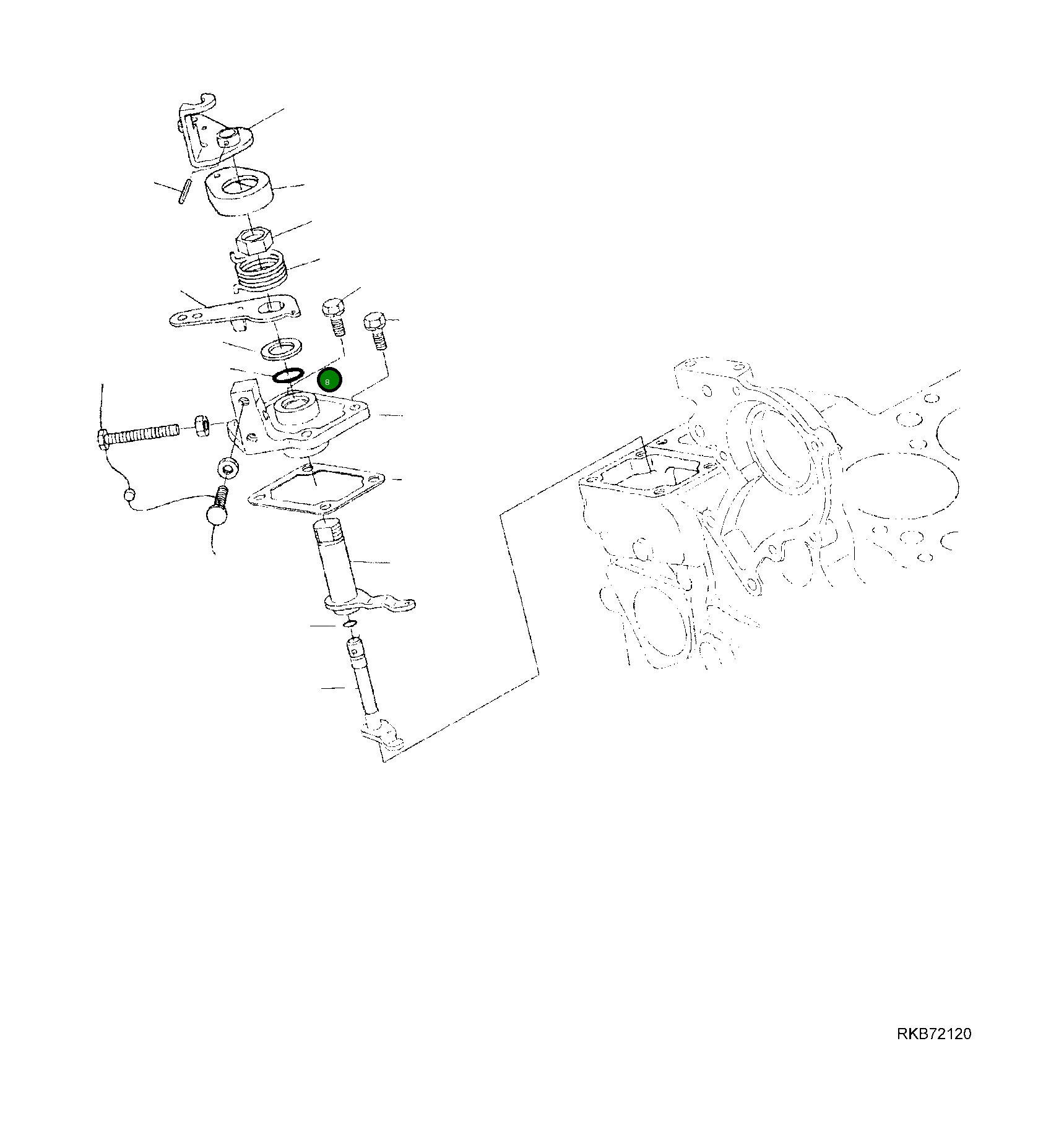 Рычаг KT16851-5772-4 Komatsu