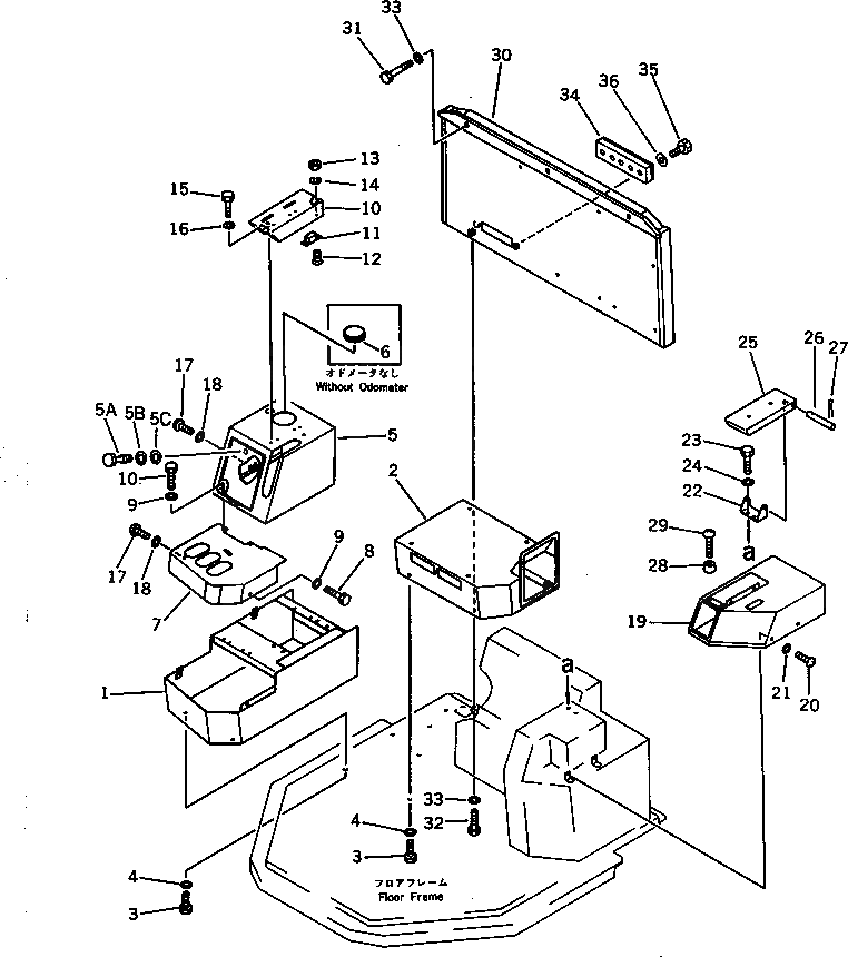 Крышка 418-54-12232 Komatsu