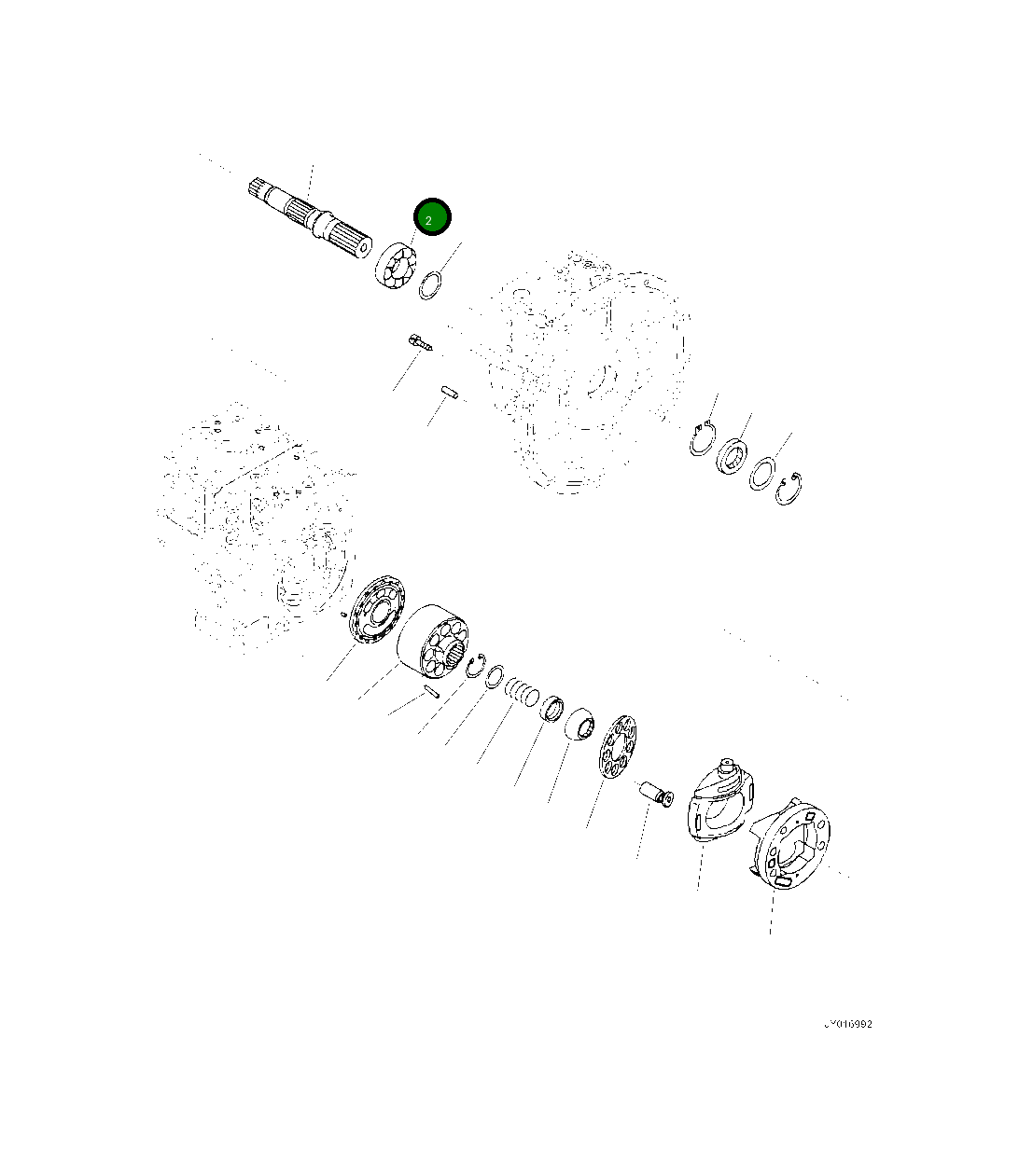 Подшипник 708-2L-42250 Komatsu