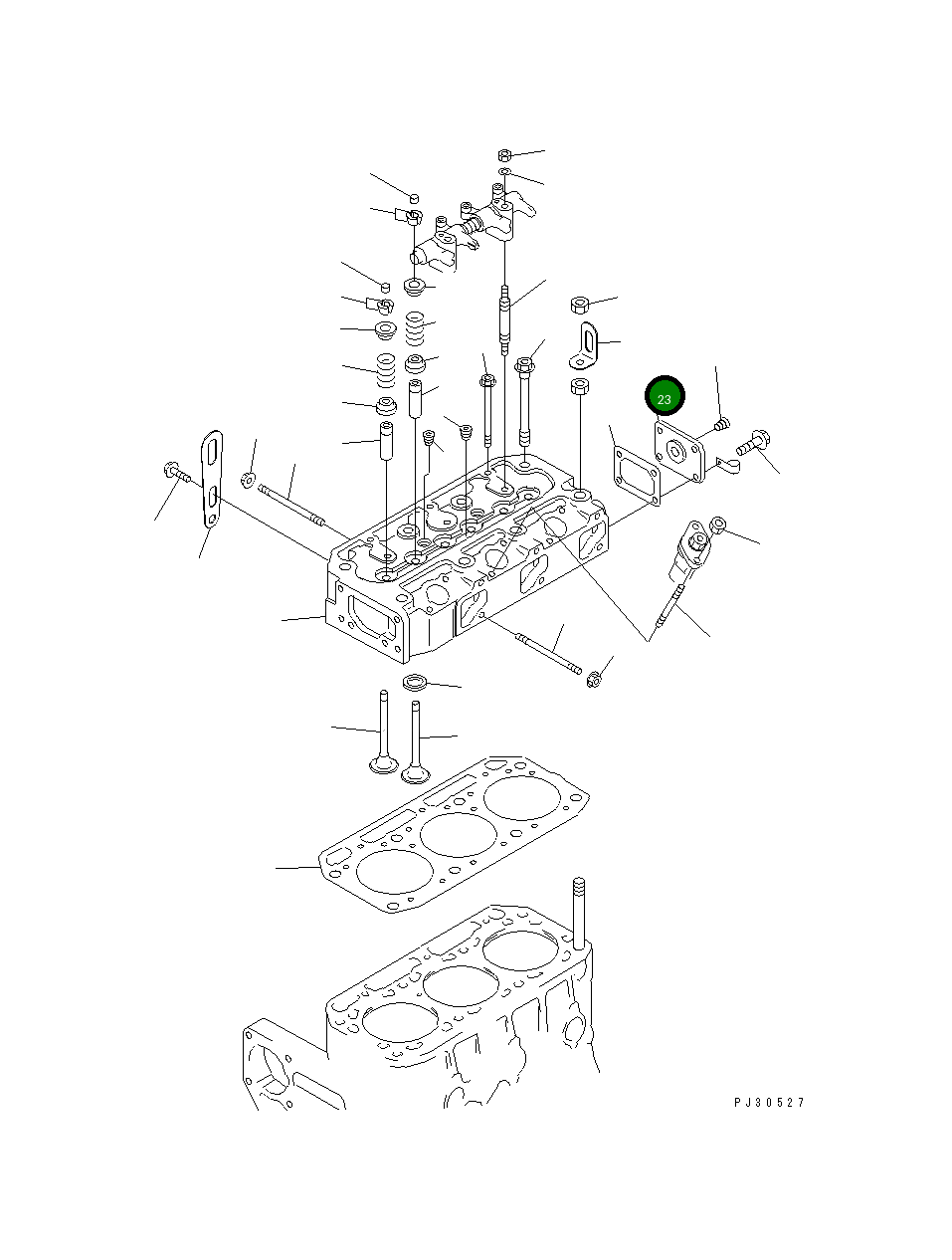 Крышка YM129301-11670 Komatsu