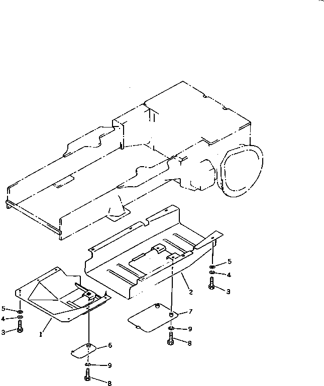 Крышка 103-54-25150 Komatsu
