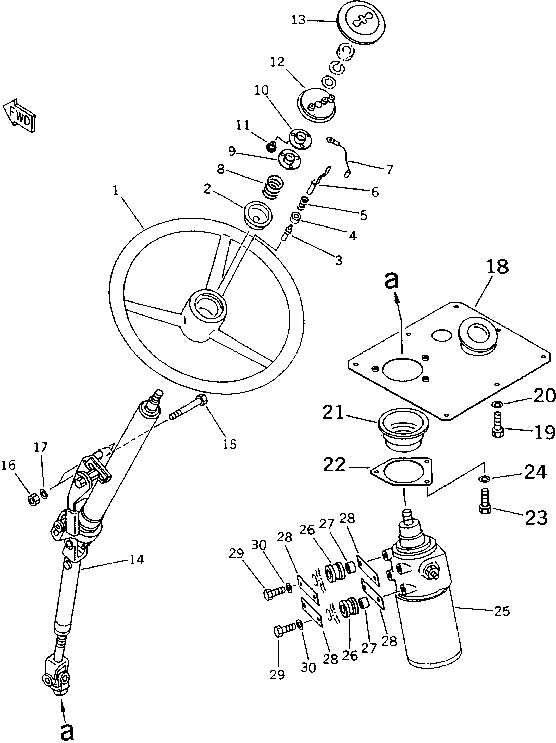 Крышка 561-40-6B540 Komatsu