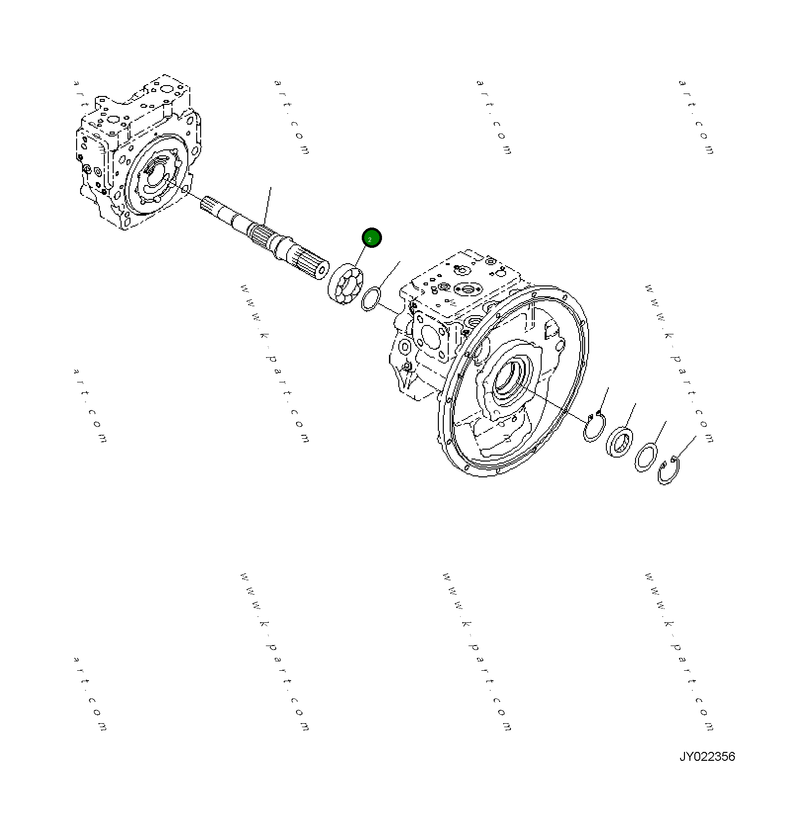 Подшипник 708-2G-12252  Komatsu