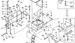 Кронштейн 569-54-61621 Komatsu