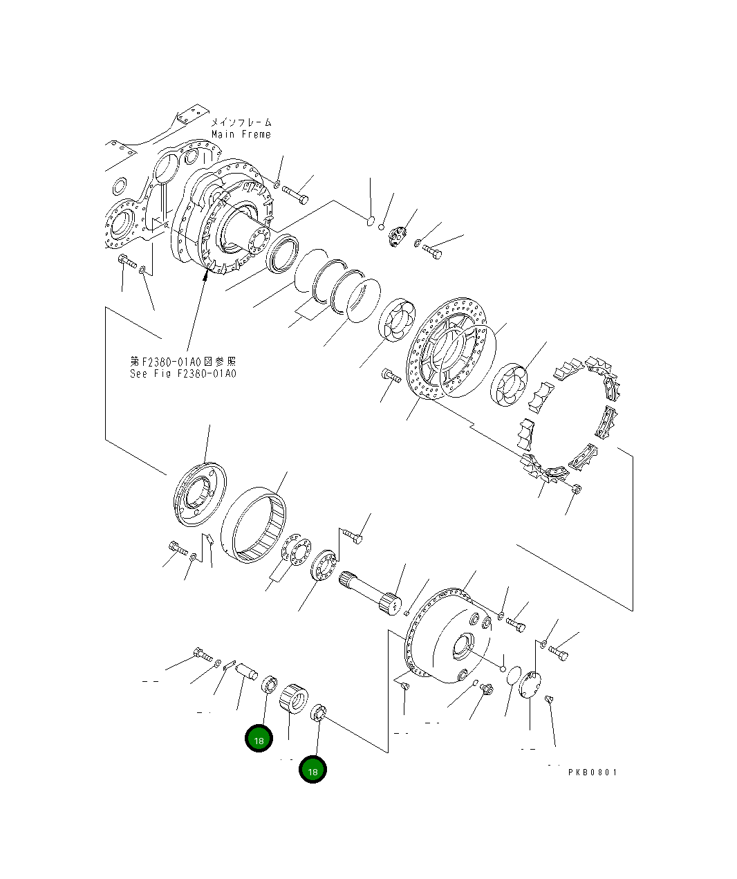 Подшипник 17A-27-11321 Komatsu