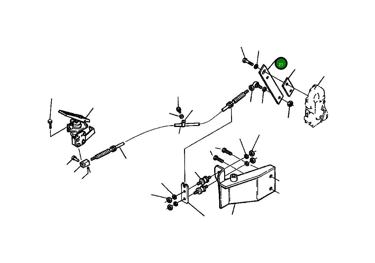 Рычаг 423-43-A1140  Komatsu