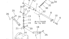 Рычаг FF7810-44390 Komatsu
