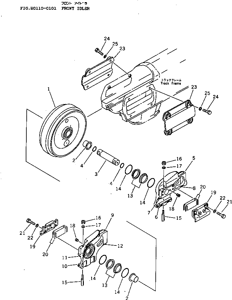 Крышка 14X-30-12222 Komatsu