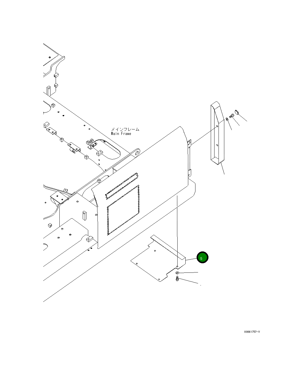 Крышка 8234-54-2211 Komatsu