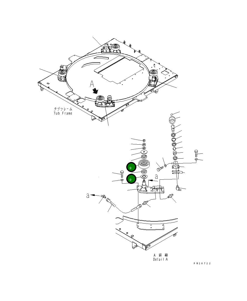 Подшипник 06301-06212 Komatsu