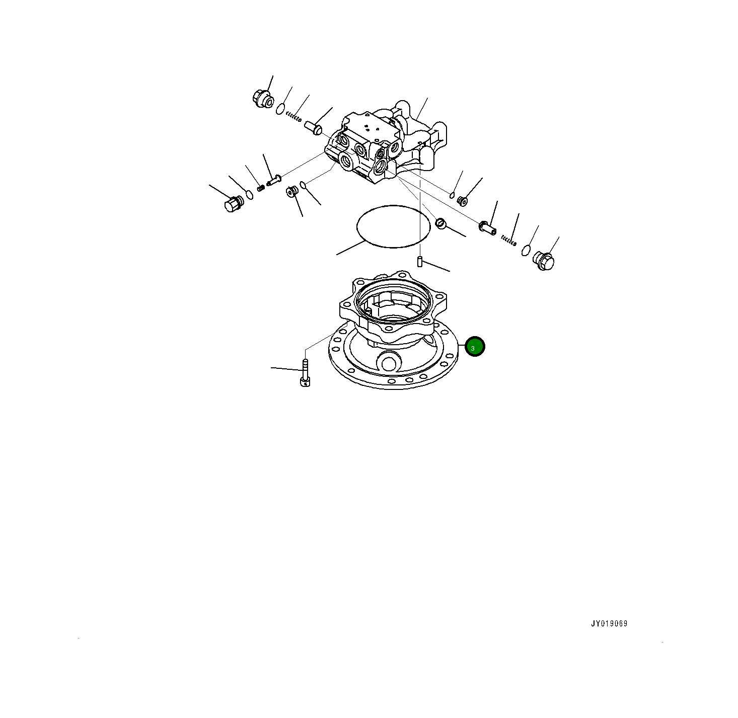 Подшипник 706-73-40010 Komatsu