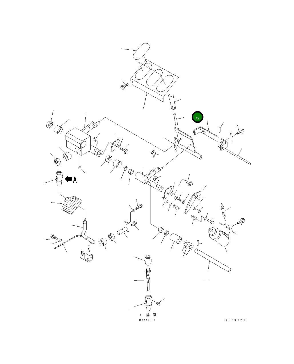 Рычаг 425-V91-1151 Komatsu