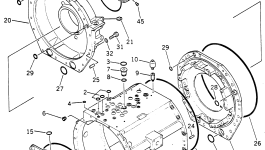 Корпус 566-15-41131 Komatsu