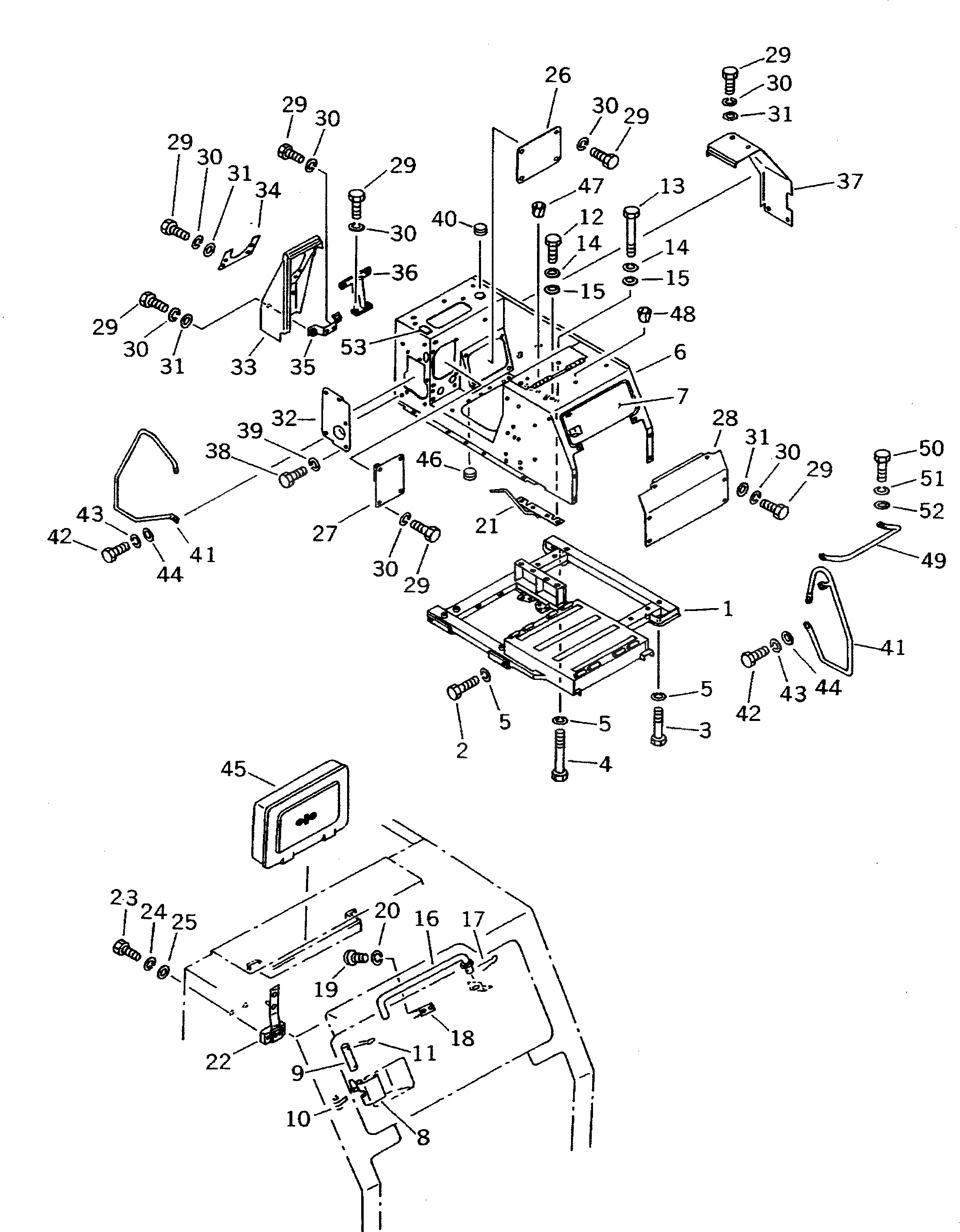 Крышка 135-54-32321 Komatsu