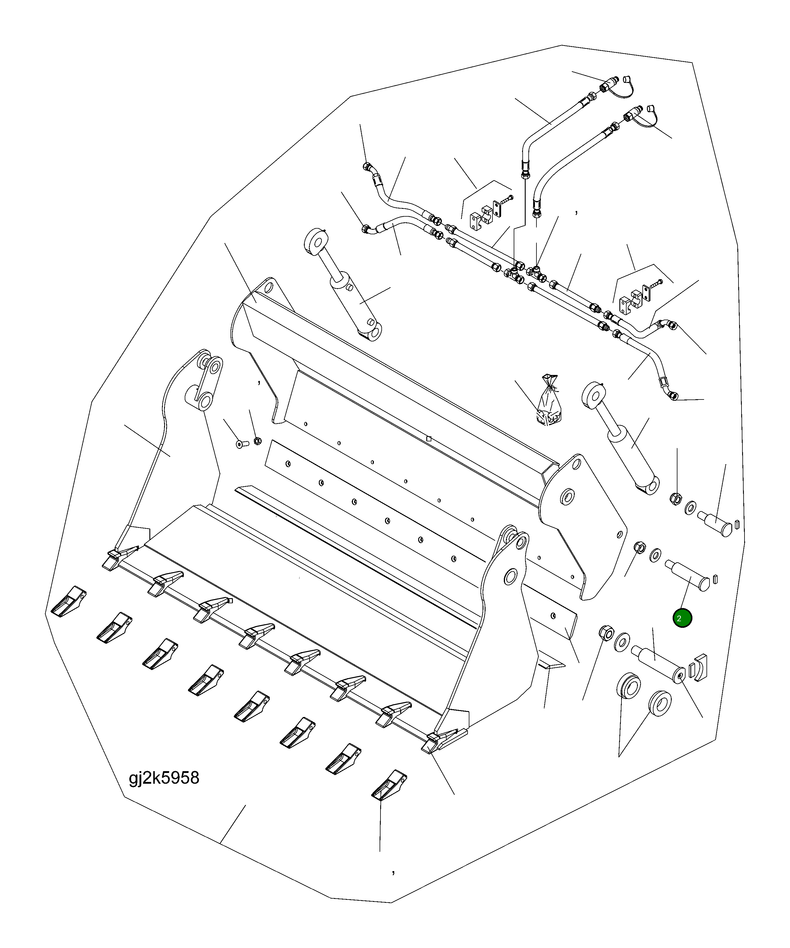 Болт 416-71-H0P28 Komatsu